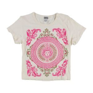 Scratch Womens Circle Face Graphic T-Shirt, NWT